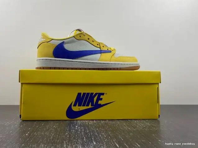 Cheap Husky OG Low Travis Canary 1 DZ4137-700 Air Jordan x Scott 0429